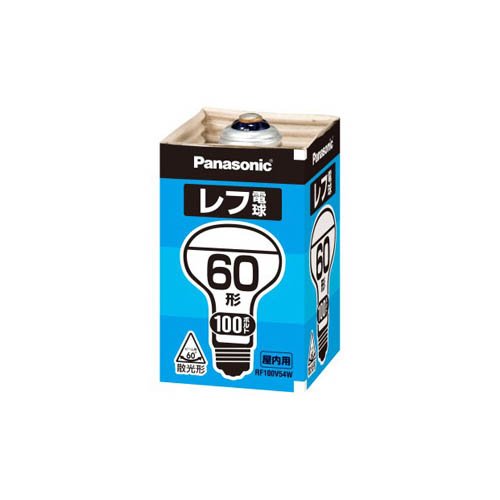 Amazon | (3個まとめ売り) PANASONIC レフ電球60W形 RF100V54WD