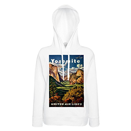 Sweat à capuche Yosemite United Air Lines vêtement de voyage rétro aviateur