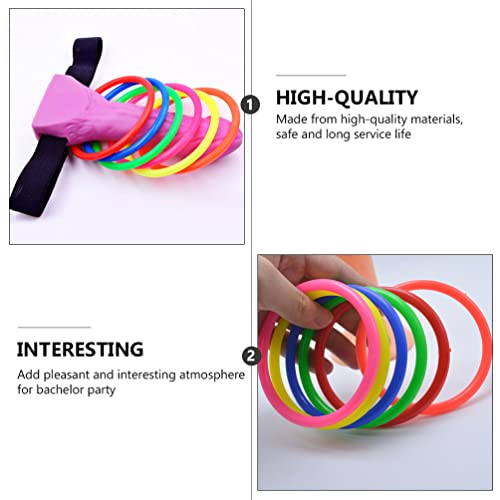 Balacoo 39NW11O0LVR163Y 2 Sets Tossing Ring Toy Simulation Shaped Toss Ring Set Bachelorette Party Game thumb #2