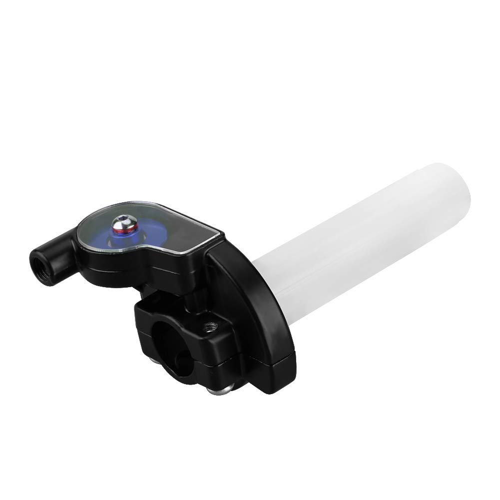 Qiilu tirage Rapide Moto, Poignées de Poignée de Accélérateur Throttle Poignées de Gaz Visuel de 2mm Poignée de Gaz Gaz pour Dirt Bike ATV(Bleu)