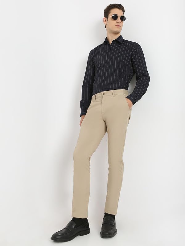 Image of Men's Striped Cotton Formal Shirt