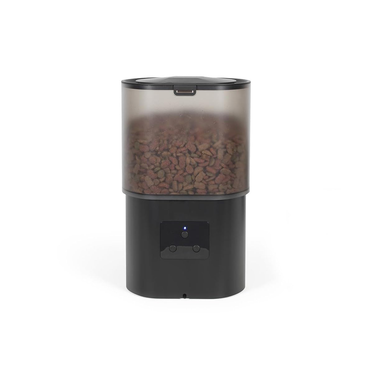 Livoo - Distributeur de croquettes Automatique PET106-3L, connectée, 10 Repas programmables, jusqu'à 12 portions par Repas