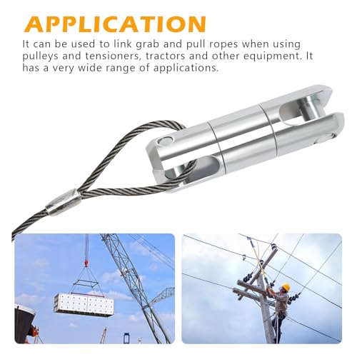 Cable giratorio para construcción eléctrica de 3 toneladas rodamiento de alambre 6