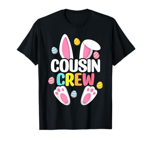 Cousin Crew Easter Bunny Family Matching Toddler Boys Girls T-Shirt Small