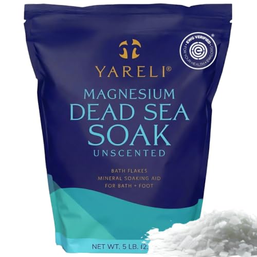 Yareli Magnesium Flakes Dead Sea Bath Soak 5lb Unscented