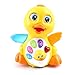 Super Interactive LED Light Up Quacking Duck Toy with Volume Control & Bump Sensors | Walking Musical Sound Toy for Toddlers and Babies | Great Baby Educational Toys | Heavy Duty & Cute Design