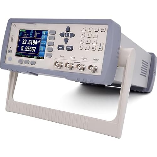 HFBTE Precision LCR Bridge Benchtop LCR Meter Tester with Resolution 0.001Hz Continuous Frequency 10Hz～300kHz Comparator Mode SEQ/ABS/PER Protocol SCPI and Modbus RS232/RS485/USB/Handler Interfaces