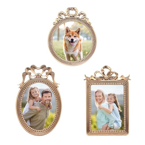 GIFTY GIFTY Royal Vintage Mini Frame Set/Set of 3/2.25x3 &