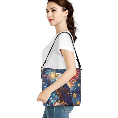 Image of HUGS IDEA Boho Bags for Women Leather Handbag Shoulder Bucket Crossbody Purse