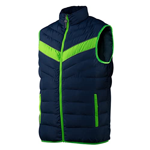 NEO TOOLS Herren Arbeitsweste, Stehkragen, ärmellos, in Gr. S-XXXL, gesteppt und warm wattiert, Obermaterial, Innenfutter und Füllung 100 % Polyester, wasserdicht, konform mit EN ISO 13688:2017 Cover