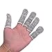 acoolstore 10Pcs Multi-purpose High-Strength Safety Anti-Cut Finger Cover Durable Safety Protective Fingertip Gloves Flexible Kitchen Tool