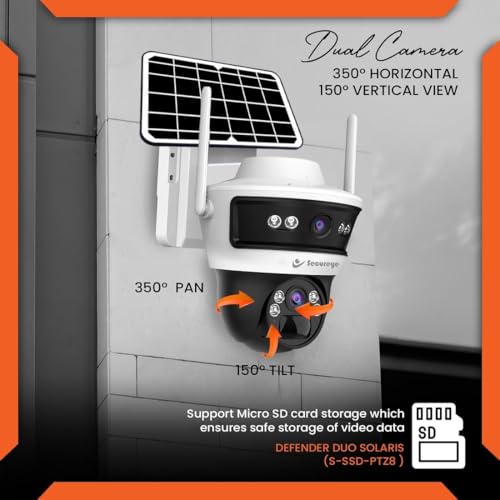 Image of Secureye 4G /5G Dual Lens Solar CCTV Camera -Solaris