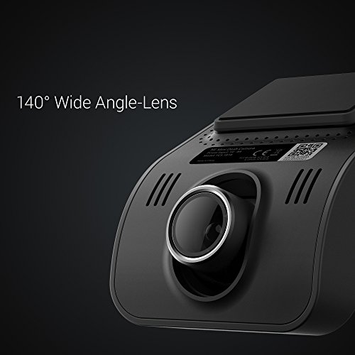 Image of YI Mini Dash Cam, 1080p FHD Dashboard Video Recorder, Wi-Fi Car Camera with 140 Degree Wide-Angle Lens, Night Vision, G-Sensor, 2 inch LCD Screen, Loop Recording