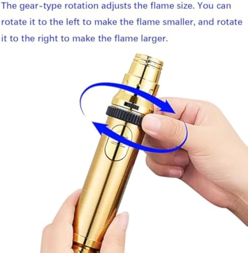 Encendedor antorcha soldadura azul butano recargable miniatura 4