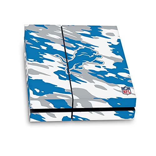 Skin PS4 Camou Detroit Lions Head Case Designs Anti Rayures Vinyle