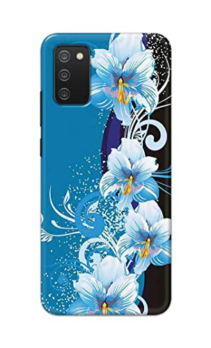 Image of PRINTFIDAA Beautiful Floral Design Printed Designer Hard Case for Samsung Galaxy M02s / Samsung A02s / Samsung F02s / Samsung A03s Back Cover -(e) RPM1006