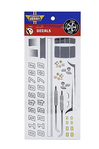 BSA Pinewood Derby Car Peel N' Stick Decal Sticker - Stock Car Boy Scouts of America