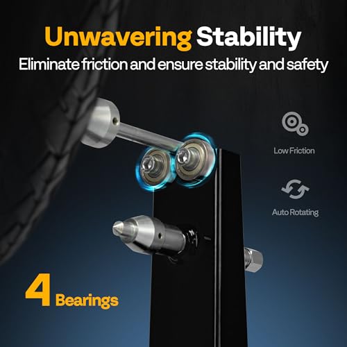 VIVOHOME Motorcycle Wheel Balancer & Truing Stand