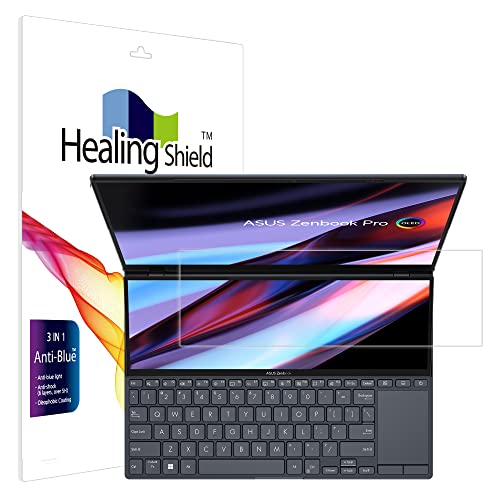 Healingshield �X�L���V�[���t���ی�t�B���� Screen Protector Eye Protection Anti UV Blue Ray Film Compatible with ASUS ZenBook Pro Duo 14 UX840