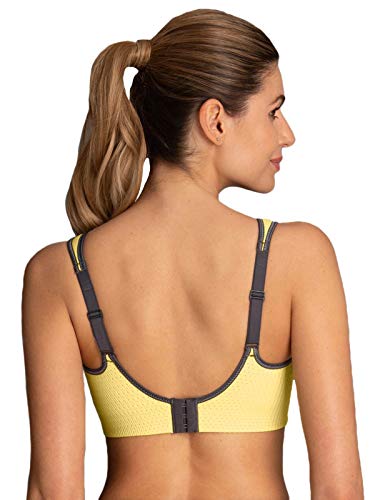 Anita 5544-222 Women's Active Yellow Padded Sports Bra 34AA - Image 3
