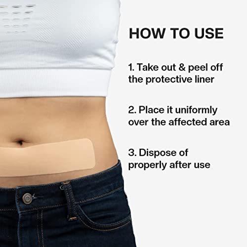 PEESAFE Feminine Herbal Pain Relief Patches(Pack Of 10)|Natural Pain Relief Patches|No Side Effects|Sleek Design|Comfort For Upto 12 Hours