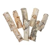 SAFIGLE 8 Piezas De Decoración Para Acuario Mini Troncos De Madera Troncos Decorativos Para Acuario De Decorativos Ramas De Bloques Navideños