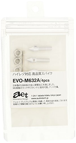 AET M6規格スパイク 4本 専用ナット付属 EVO-M632A Amazon | AET M6規格スパイク 4本 専用ナット付属 EVO-M632A