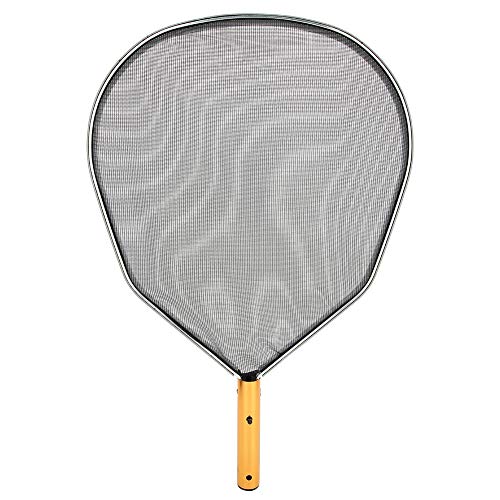 Fontes de piscina Ferramenta de limpeza de estrutura de alumínio Rede de folha de água rasa Ancinho