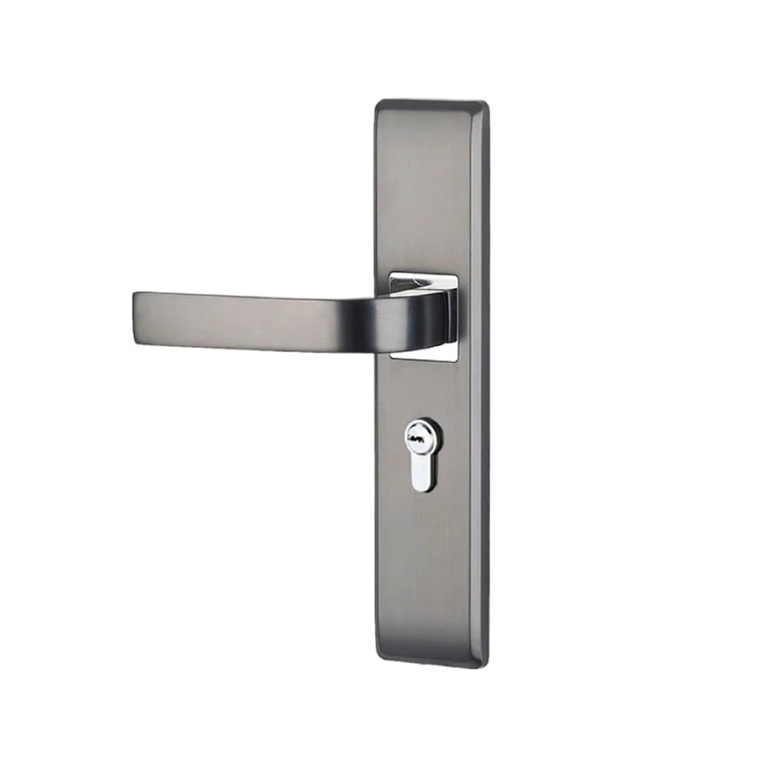 Indoor Door Lock, Zinc Alloy Interior Door Lock Set - Silent Wooden Handle for Bedroom Security and Privacy(B2-50mm)