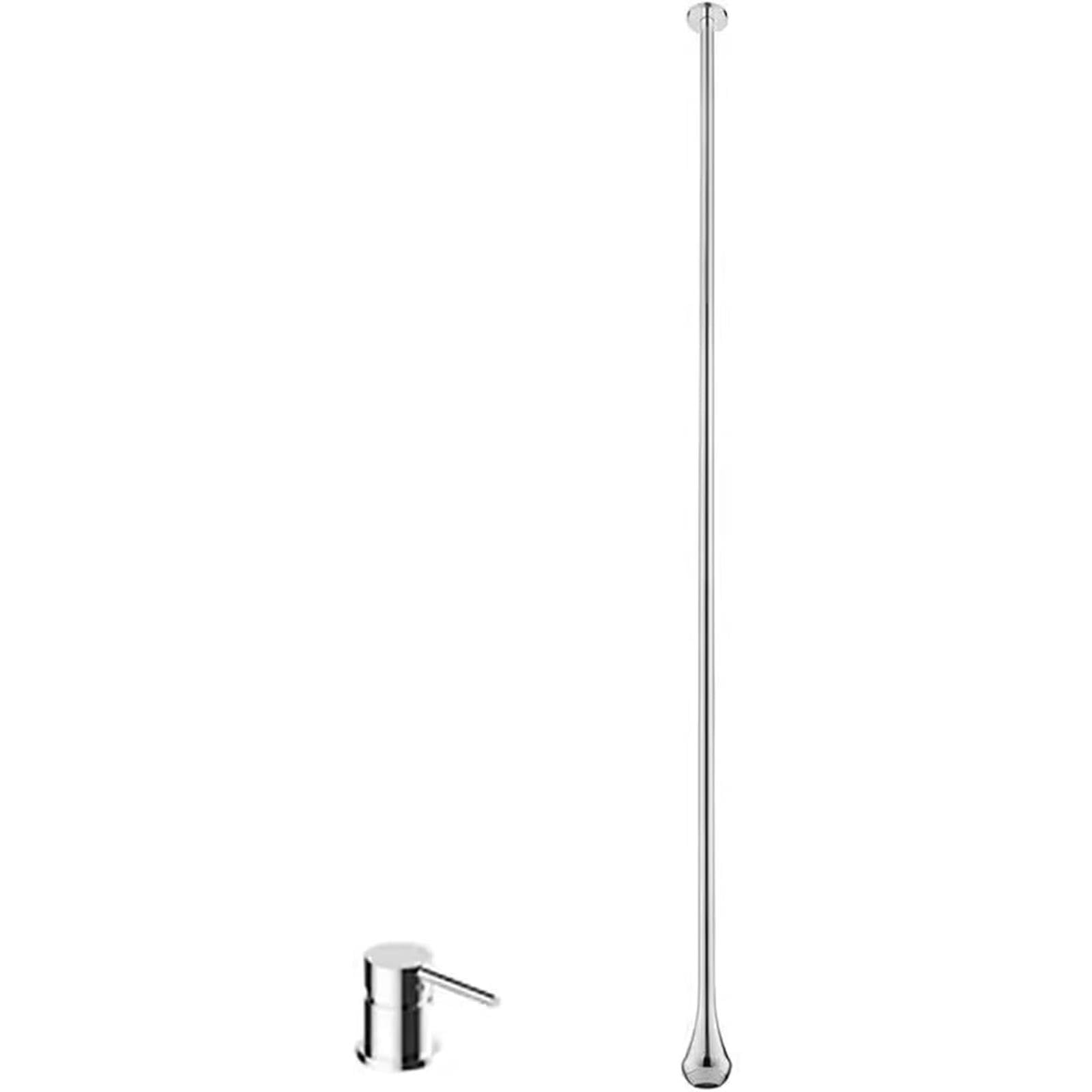 Mitigeur encastré laiton chromé gain de place pour rénovation douche moderne