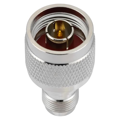Adaptador coaxial RF N macho a TNC hembra 50 ohm x2 miniatura 6