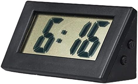 Small Digital Clock, No Tick Electric Alarm Desk Clock, LCD Small Battery-operated Digital Clock With Button Battery For Office Table
