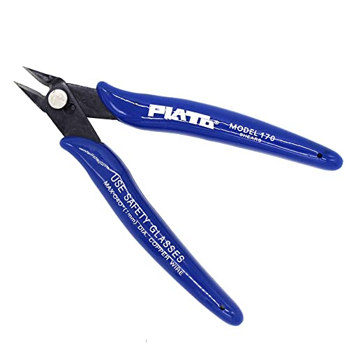 Diagonal Pliers, Carbon Steel Wire Cutters, Anti-Slip Flush Cut Nippers, Hand Tools