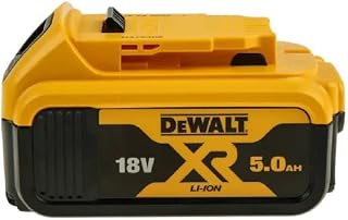 DEWALT DCB184 XR Lithium-Ion Battery, 5Ah, 18V, 65cm x 46cm x 12cm
