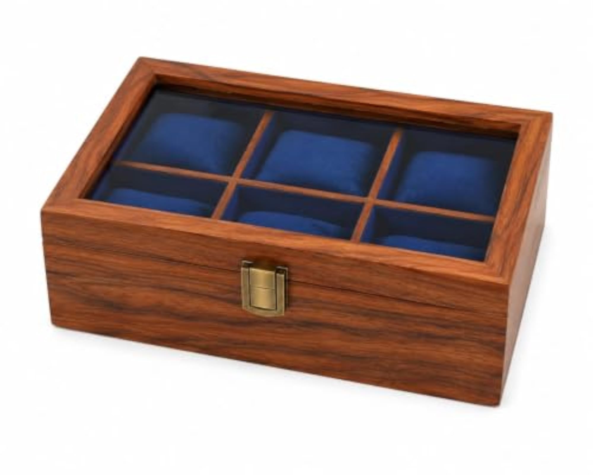 Premium Watch Storage Case with Transparent Display Lid