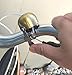 Crane Bike Bell, Scotch Brite Brass E-Ne Bicycle Bell, Made in Japan for Road Bikes or Mountain Bikes, Fits All Handle Bar Sizes & Types