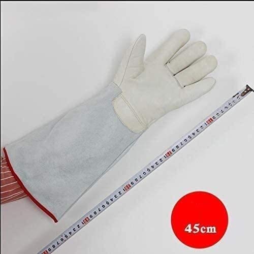 Guantes de Trabajo, Guantes for soldar Guantes Resistentes al Calor e ignífugos Guantes de jardinería de Cuero con nitrógeno líquido Resistente a Bajas y Altas temperaturas