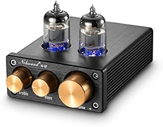 Nobsound NS-10P Mini Vacuum Tube Preamp Audio Hi-Fi Stereo Pre-Amplifier Treble & Bass Control