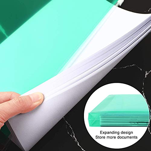 Eoout 8Pcs Plastic Envelopes, 9.8 X 12.8 Inches Letter Size Poly Zip Envelopes, Expanding Zipper Folder With 4 Assorted Colors For School And Office Supplies #TOP3