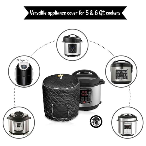 Slow Cooker Carrying Case - Rice Cooker Cover, Anti-Static Round Dust Cover | Fabric Pot Carrying Case, Stove Protective Bag - Image 8