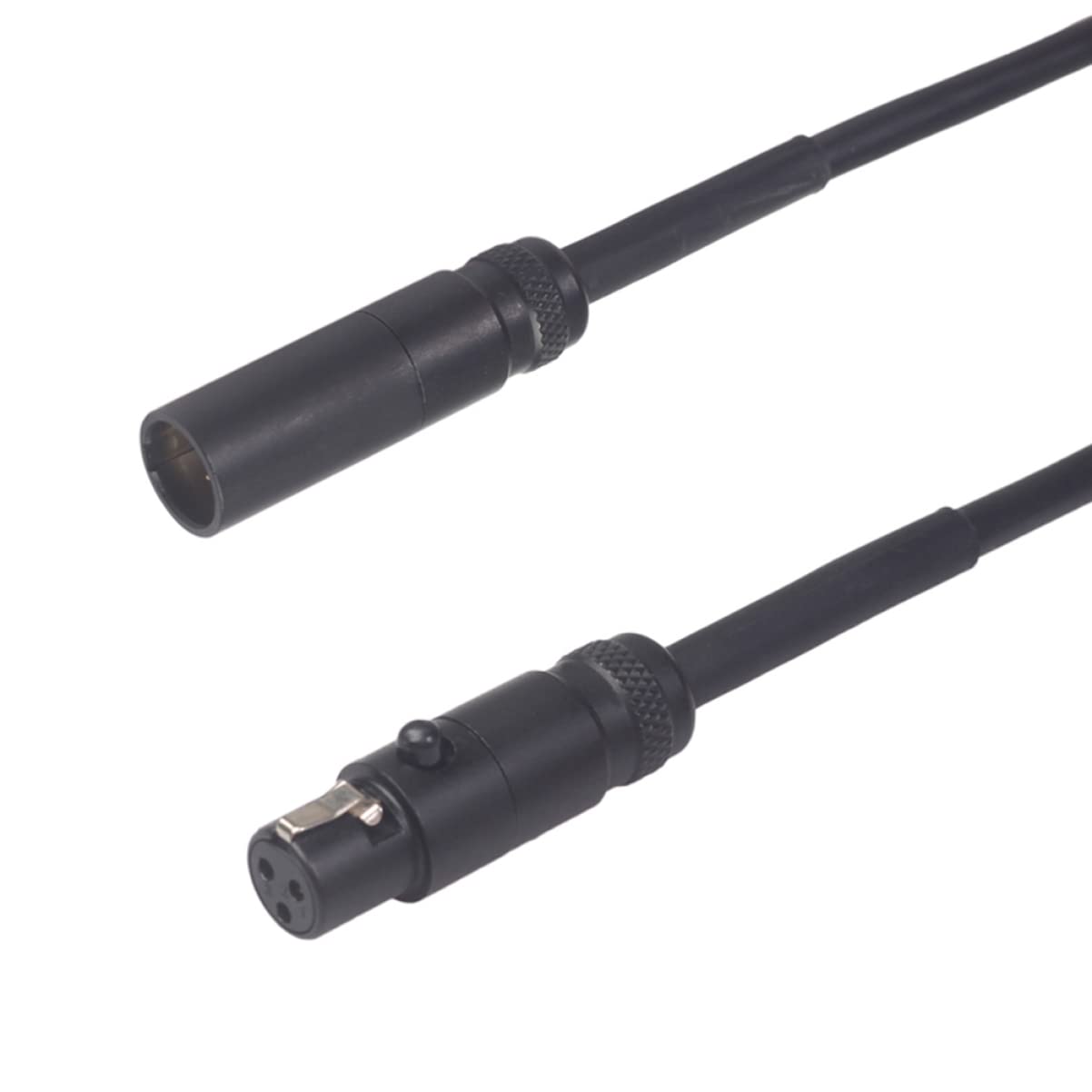 ibasenice 3piezas Cable De Extensión De Mini Xlr Macho Hembra Para Micrófono Compatible Cámaras De Vídeo y Dslr Diseño Flexible y Resistente Alta Fidelidad y Durabilidad