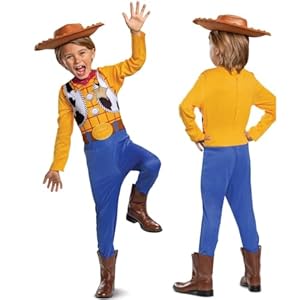 Disguise Toy Story 4 Woody Kinderkostüm Classic, offiziell lizenziert, Bequeme Passform und detailreiches Design, XS 3T bis 4T