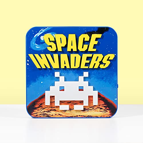 Numskull Space Invaders Lamp Wall Light - Ambient Lighting Gaming Accessory for Bedroom, Home, Study, Office, Work - Official Space Invaders Merchandise