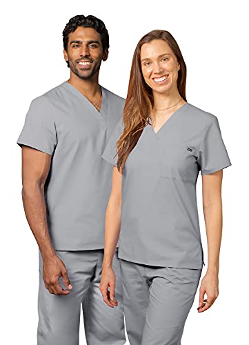 Adar Universal Unisex V Neck Tunic 1 Pocket (Available in 16 solid colors)