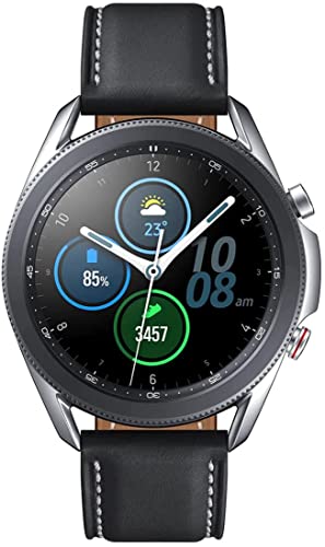 Samsung Galaxy Watch3 Watch 3 (GPS, Bluetooth, LTE) Smart Watch with Advanced Health Monitoring, Fitness Tracking, and Long Lasting Battery (Silver, 45MM) (Renewed)