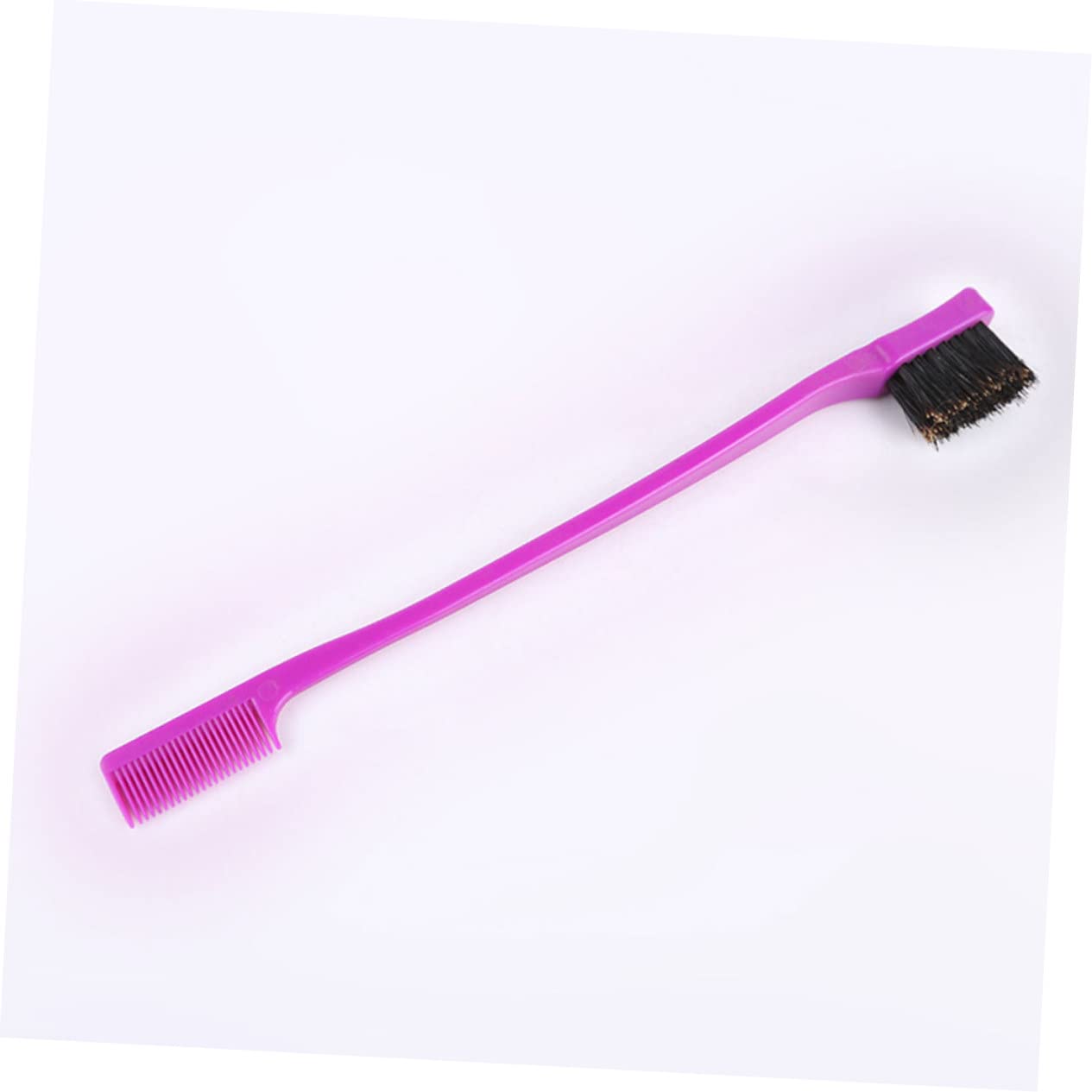 Beatifufu 2-in-1 Eyebrow Brush Comb Gentle Grooming Tool for Women Girls Ladies Smooth Random