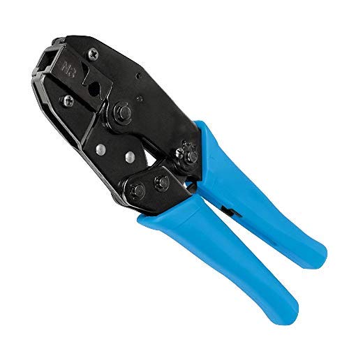 Odedo® - Pinza Crimpatrice Rj45, Linea Professionale, Con Funzione Di Cricchetto Per Cablaggio Cat 6A E Cat 7 E Connettori 8P8C, Cricchetto Per Spina 