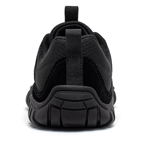 HOBIBEAR Unisex Wide Trainers for Men Women Outdoor Trail Running Minimalist Walking Shoes Lightweight and Breathable All Black - Image 5