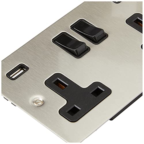 Aet USBFSC2GSOCBL 13 a moduli satinato cromato