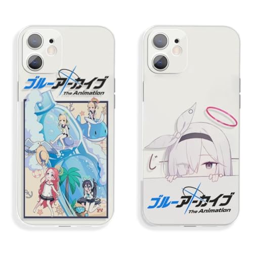 Amazon.co.jp: EXZMA ブルーアーカイブ スマホケース TPU 透明 iPhone